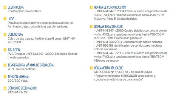 Imagen de ROLLO 100MTS CABLE 3X2 GEMELO BLANCO